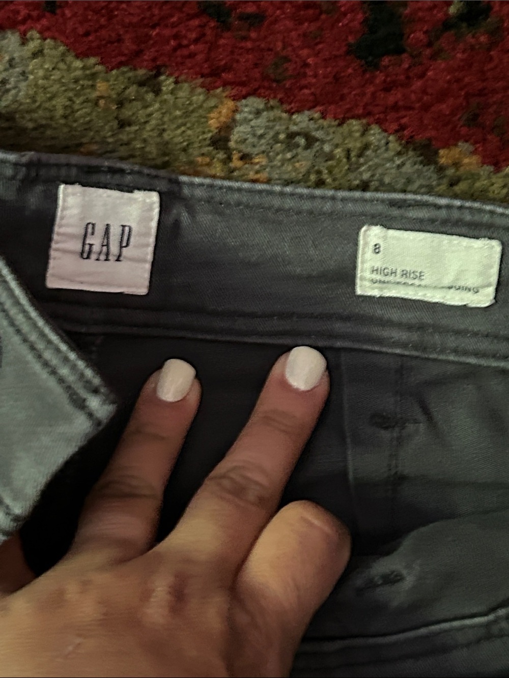 GAP high-rise, universal legging Gray Utility Cargo Pants - Picture 6 of 7